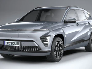 Hyundai Kona Electric 2024 3D Model