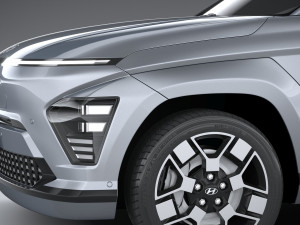 Hyundai Kona Electric 2024 3D Модель