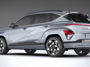 Hyundai Kona Electric 2024 3D Модель