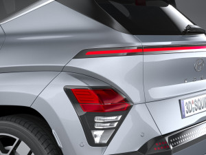 Hyundai Kona Electric 2024 3D Модель