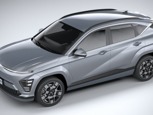 Hyundai Kona Electric 2024 3D Модель