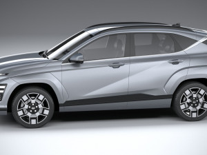 Hyundai Kona Electric 2024 3D Модель
