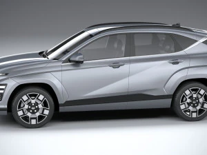 Hyundai Kona Electric 2024 3D Model