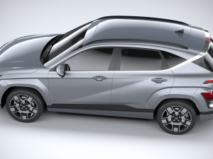 Hyundai Kona Electric 2024 3D Модель