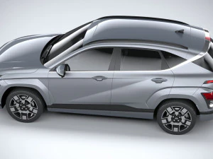 Hyundai Kona Electric 2024 3D Model