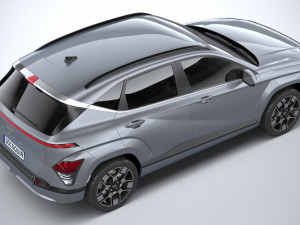 Hyundai Kona Electric 2024 3D Модель