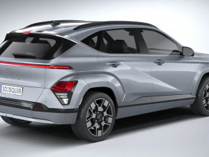Hyundai Kona Electric 2024 3D Model