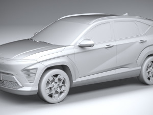 Hyundai Kona Electric 2024 3D Модель