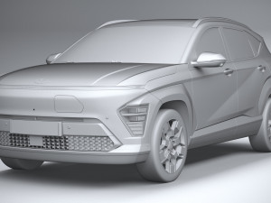 Hyundai Kona Electric 2024 3D Модель