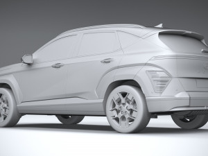 Hyundai Kona Electric 2024 3D Модель