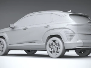 Hyundai Kona Electric 2024 3D Model