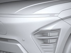 Hyundai Kona Electric 2024 3D Модель