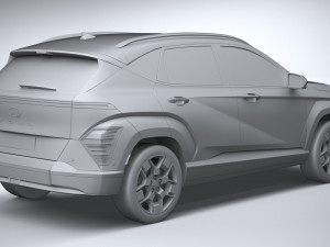 Hyundai Kona Electric 2024 3D Модель