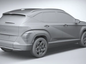 Hyundai Kona Electric 2024 3D Model