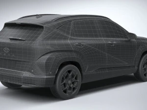 Hyundai Kona Electric 2024 3D Model