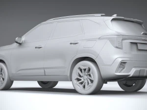 Kia Seltos 2024 3D Model