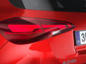 Mercedes-Benz A-Class Regular 2023 3D Model