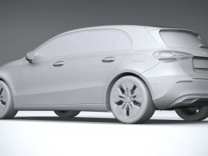Mercedes-Benz A-Class Regular 2023 3D Model