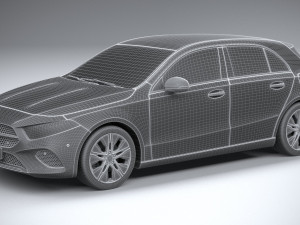 Mercedes-Benz A-Class Regular 2023 3D Model