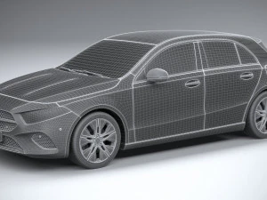 Mercedes-Benz A-Class Regular 2023 3D Model