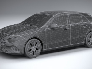 Mercedes-Benz A-Class Regular 2023 3D Model