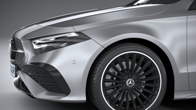 Mercedes-Benz A-Class Sedan AMG 2023 3D Model in Compact Cars 3DExport