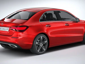 Mercedes-Benz A-Class Sedan Regular 2023 3D Model
