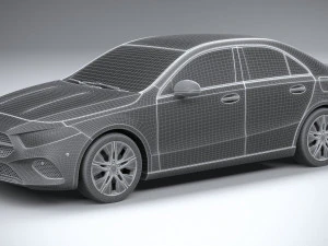 Mercedes-Benz A-Class Sedan Regular 2023 3D Model