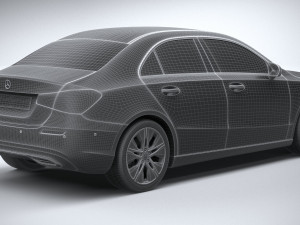 Mercedes-Benz A-Class Sedan Regular 2023 Modèle 3D