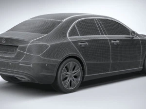 Mercedes-Benz A-Class Sedan Regular 2023 3D Model