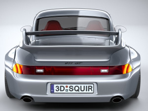 Porsche 911 GT2 993 1993 3D Model