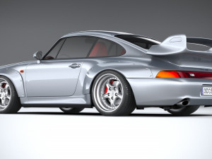 Porsche 911 GT2 993 1993 3D Model