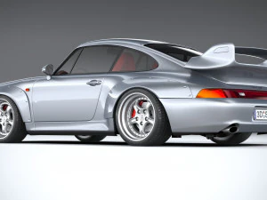 Porsche 911 GT2 993 1993 3D Model