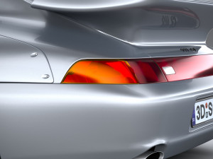 Porsche 911 GT2 993 1993 3D Model