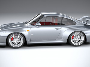 Porsche 911 GT2 993 1993 3D Model