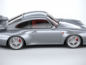 Porsche 911 GT2 993 1993 3D Model