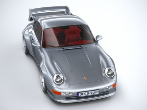 Porsche 911 GT2 993 1993 3D Model