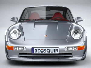 Porsche 911 GT2 993 1993 3D Model