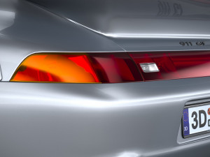 Porsche 911 GT2 993 1993 3D Model