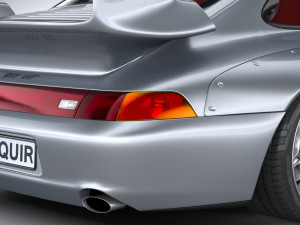 Porsche 911 GT2 993 1993 3D Model