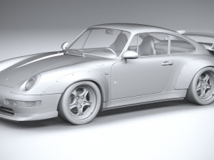 Porsche 911 GT2 993 1993 3D Model