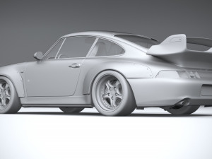 Porsche 911 GT2 993 1993 3D Model