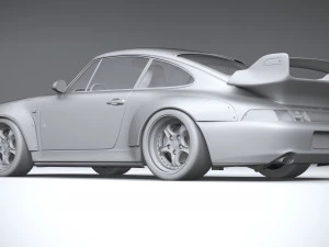 Porsche 911 GT2 993 1993 3D Model