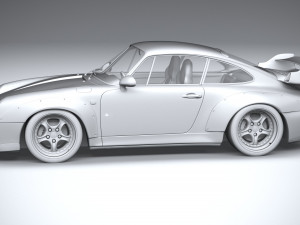 Porsche 911 GT2 993 1993 3D Model