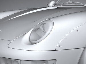 Porsche 911 GT2 993 1993 3D Model