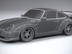 Porsche 911 GT2 993 1993 3D Model