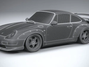 Porsche 911 GT2 993 1993 3D Model