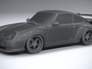 Porsche 911 GT2 993 1993 3D Model