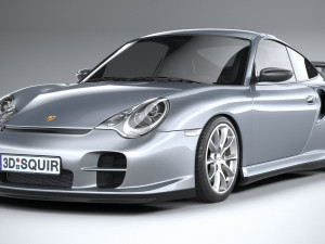 Porsche 911 GT2 996 2003 3D Model