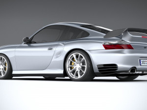 Porsche 911 GT2 996 2003 3D Model